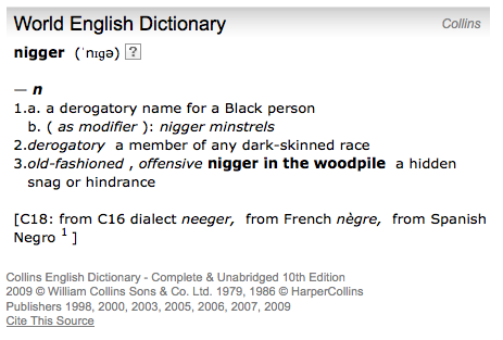 what can all the term niger mean what actually a expression niger mean